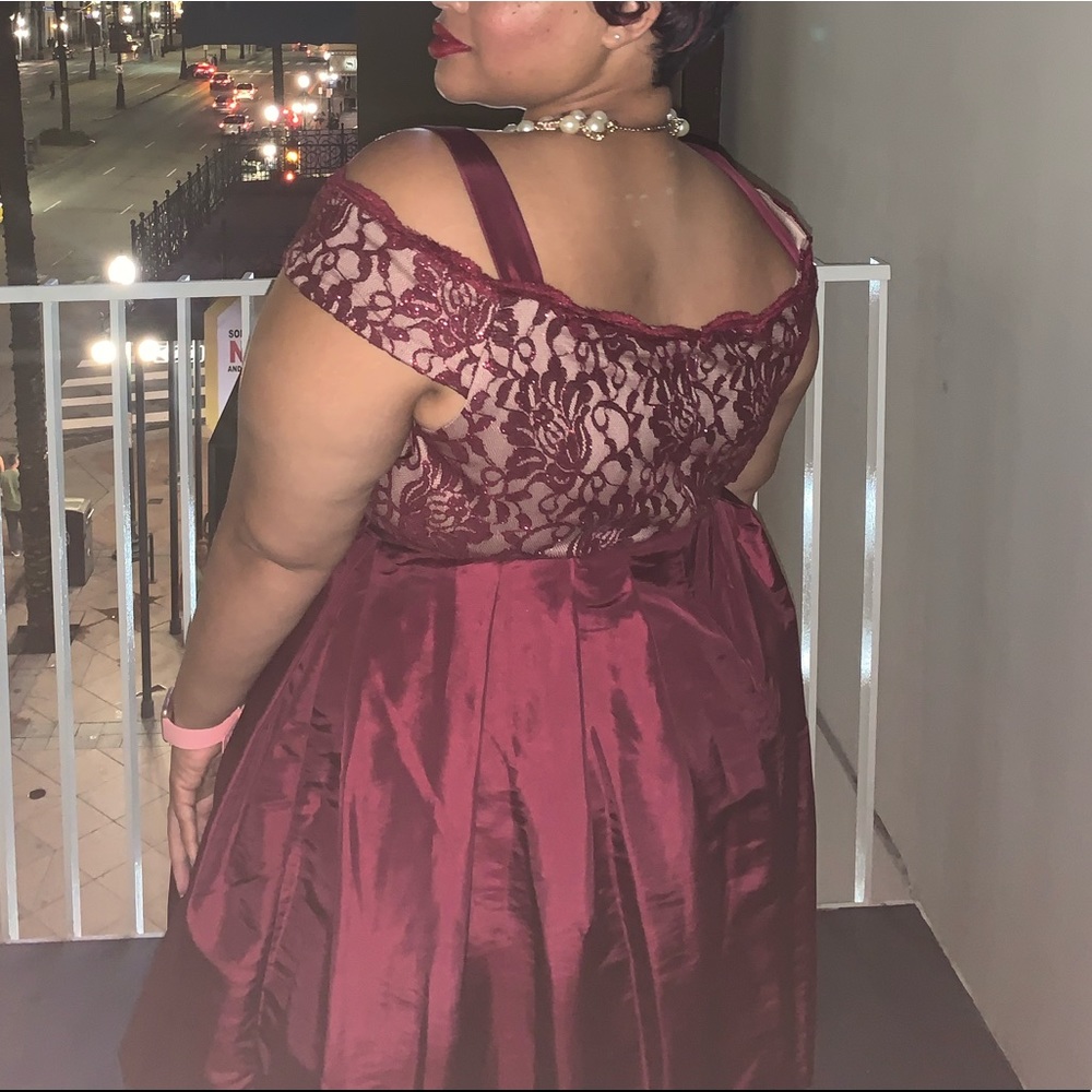 Maroon Cocktail Dress